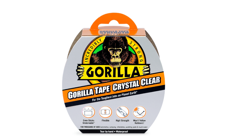 Gorilla Tape Crystal Clear 8.2M