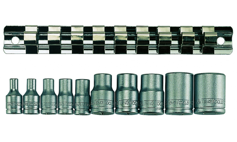 Socket Set 1/4 and 3/8in dr TX-E 10pc