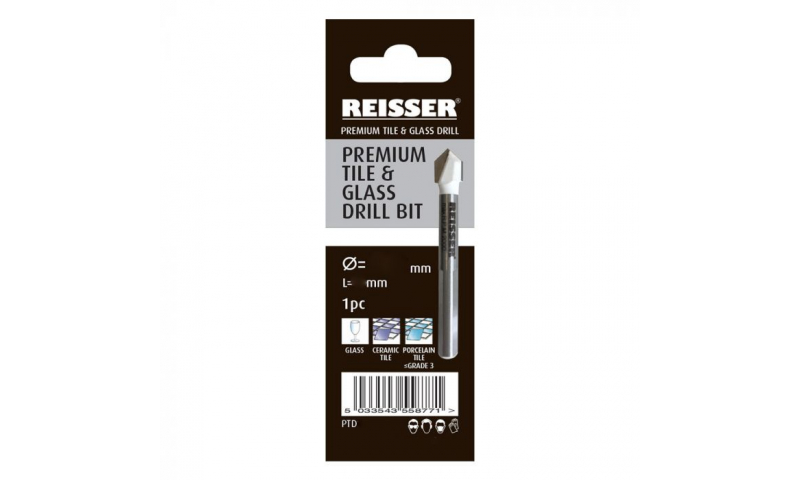 Reisser Premium TCT Tile & Glass Drills 51mm Length
