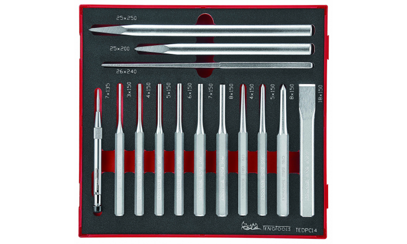 Punch and Chisel Set 14 Pieces
