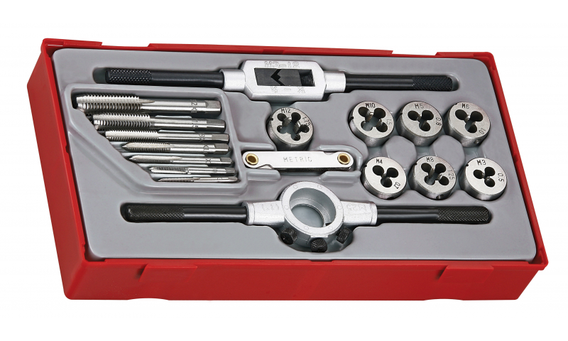 Tap and Die Set 17 Pieces